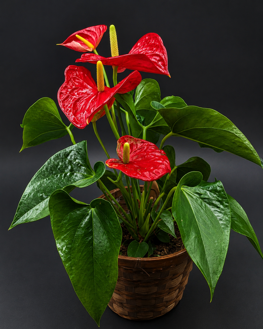 Red Anthurium (Flamingo Flower)